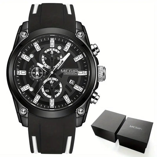 Luxury Megir Chronograph Menβs Watch